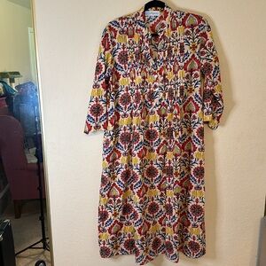 Turquoise Handcrafted size Medium Dress